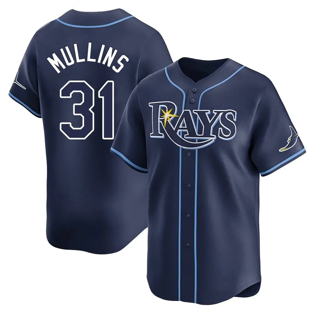 Vanessashop T.Bay Rays #31 Cedric Mullins Player Navy Home Limited Stitched Jerseys