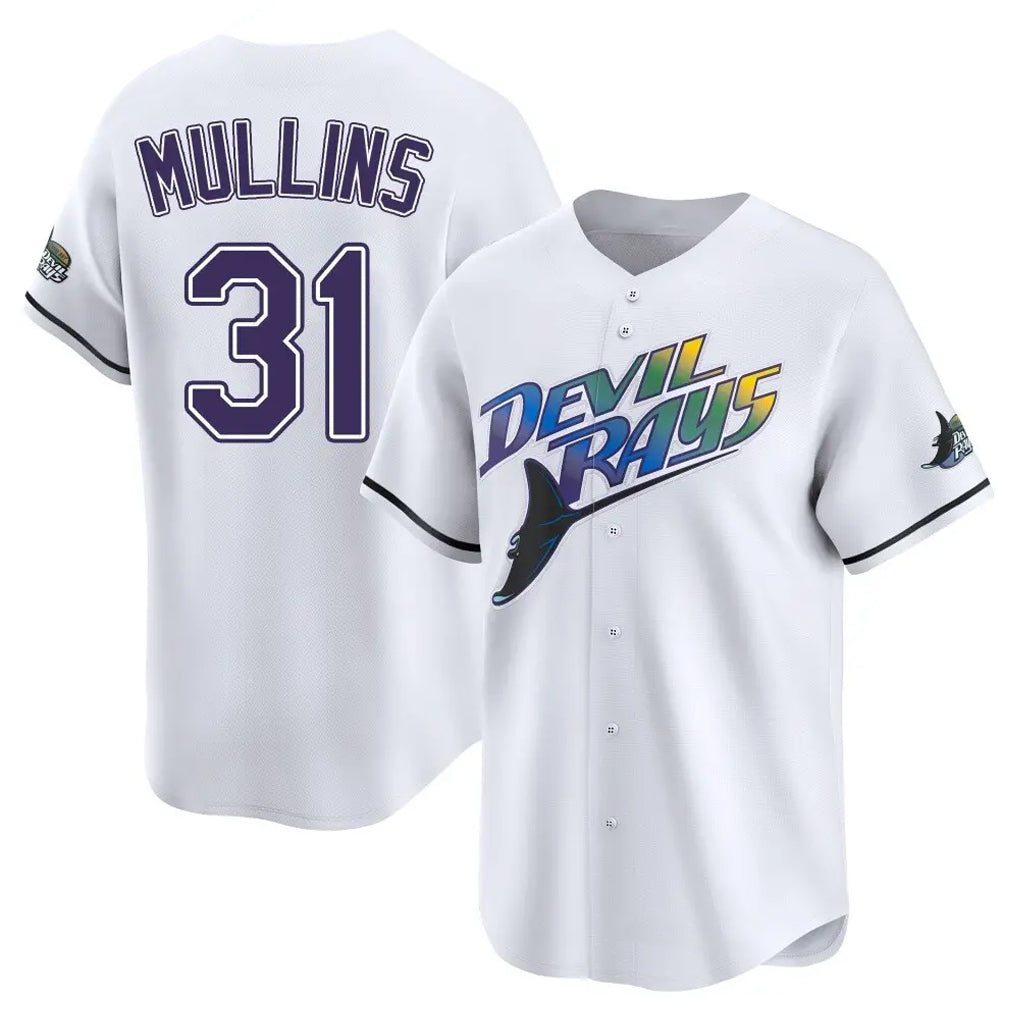 Vanessashop T.Bay Rays #31 Cedric Mullins Player White City Connect Home Stitched Jerseys