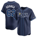 Vanessashop T.Bay Rays #62 Jonathan Aranda Player Navy Home Limited Stitched Jerseys