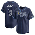 Vanessashop T.Bay Rays #8 Brandon Lowe Player Navy Home Limited Stitched Jerseys