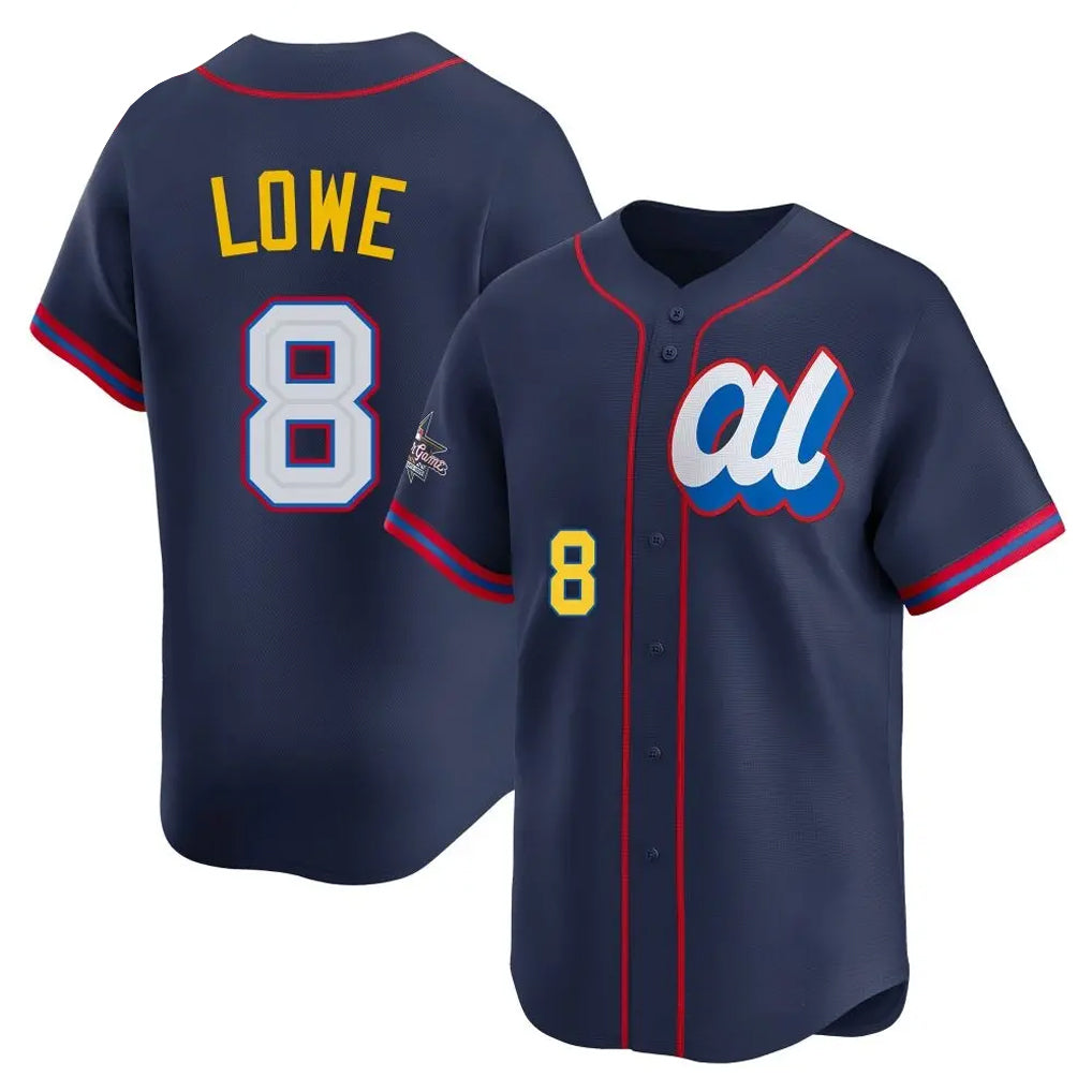 Vanessashop T.Bay Rays #8 Brandon Lowe Player Navy Limited American League All-Star Edition Stitched Jerseys