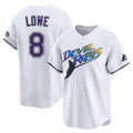 Vanessashop T.Bay Rays #8 Brandon Lowe Player White City Connect Home Stitched Jerseys