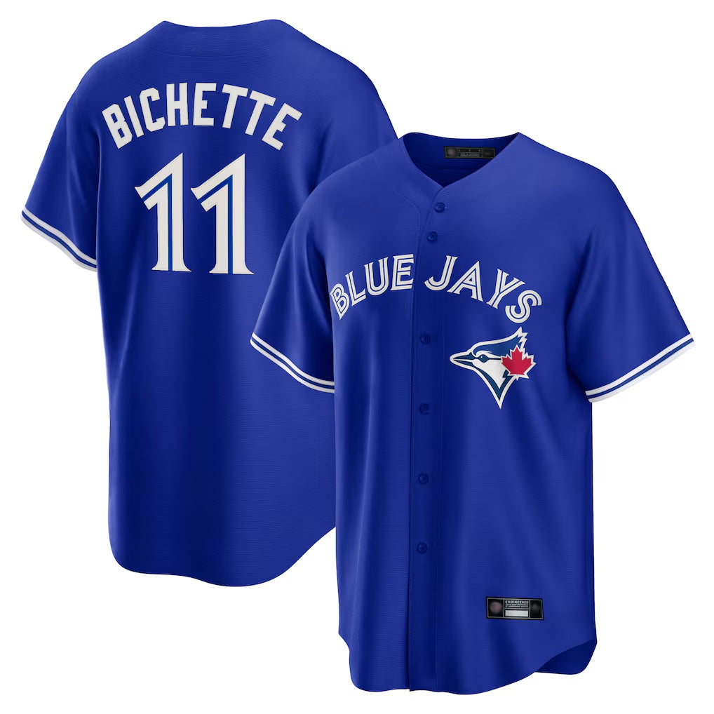 Vanessashop T.Blue Jays #11 Bo Bichette Player Blue Rush Limited Stitched Jerseys