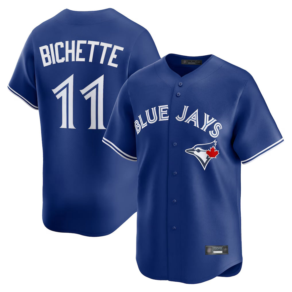 Vanessashop T.Blue Jays #11 Bo Bichette Player Royal Limited Home Stitched Jerseys