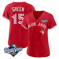 Vanessashop T.Blue Jays #15 Chad Green Player Red 2025 World Series Limited Stitched Jerseys