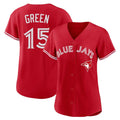Vanessashop T.Blue Jays #15 Chad Green Player Red Home Limited Stitched Jerseys