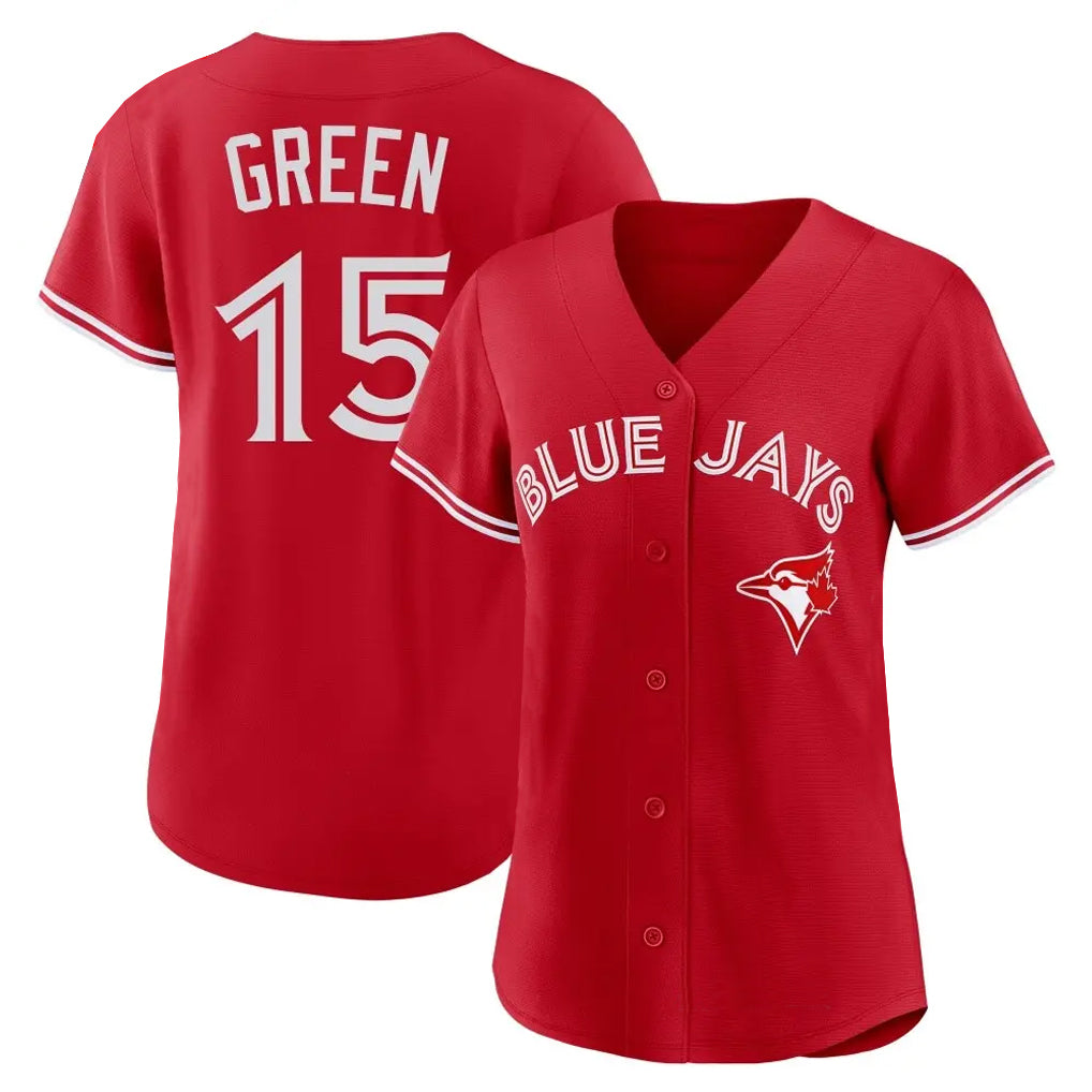 Vanessashop T.Blue Jays #15 Chad Green Player Red Home Limited Stitched Jerseys