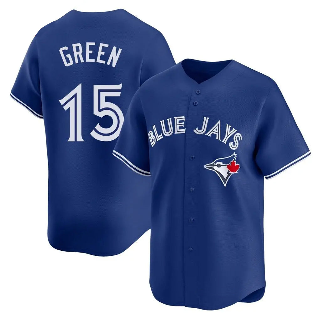 Vanessashop T.Blue Jays #15 Chad Green Player Royal Home Limited Stitched Jerseys