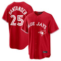 Vanessashop T.Blue Jays #25 Anthony Santander Player Red Home Limited Stitched Jerseys