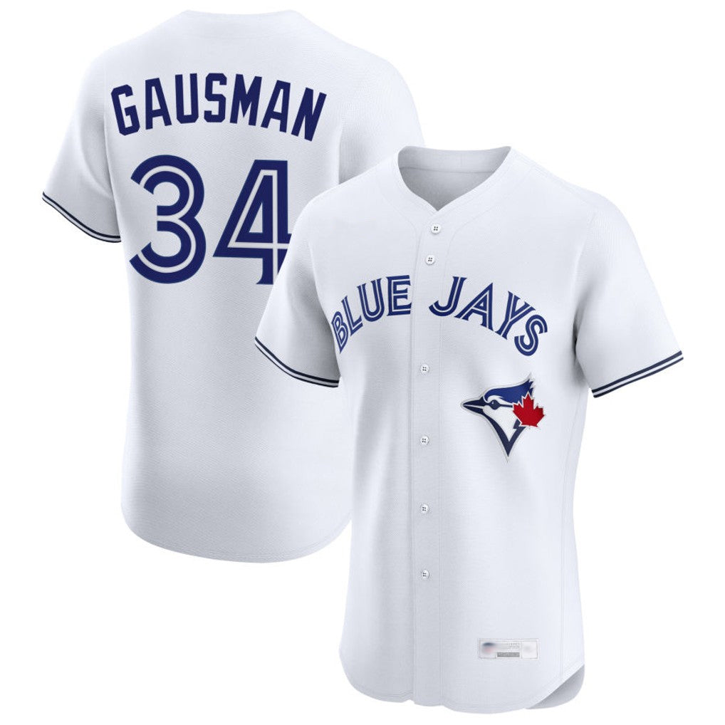 Vanessashop T.Blue Jays #34 Kevin Gausman Player White Home Elite Stitched Jerseys