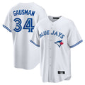 Vanessashop T.Blue Jays #34 Kevin Gausman Player White Home Game Stitched Jerseys