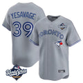 Vanessashop T.Blue Jays #39 Trey Yesavage Player Gray 2025 American League Limited All Stitched Jerseys