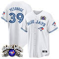 Vanessashop T.Blue Jays #39 Trey Yesavage Player White 2025 American League Limited All Stitched Jerseys