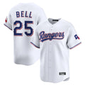 Vanessashop T.Rangers #25 Buddy Bell Player White Home Limited Stitched Jerseys