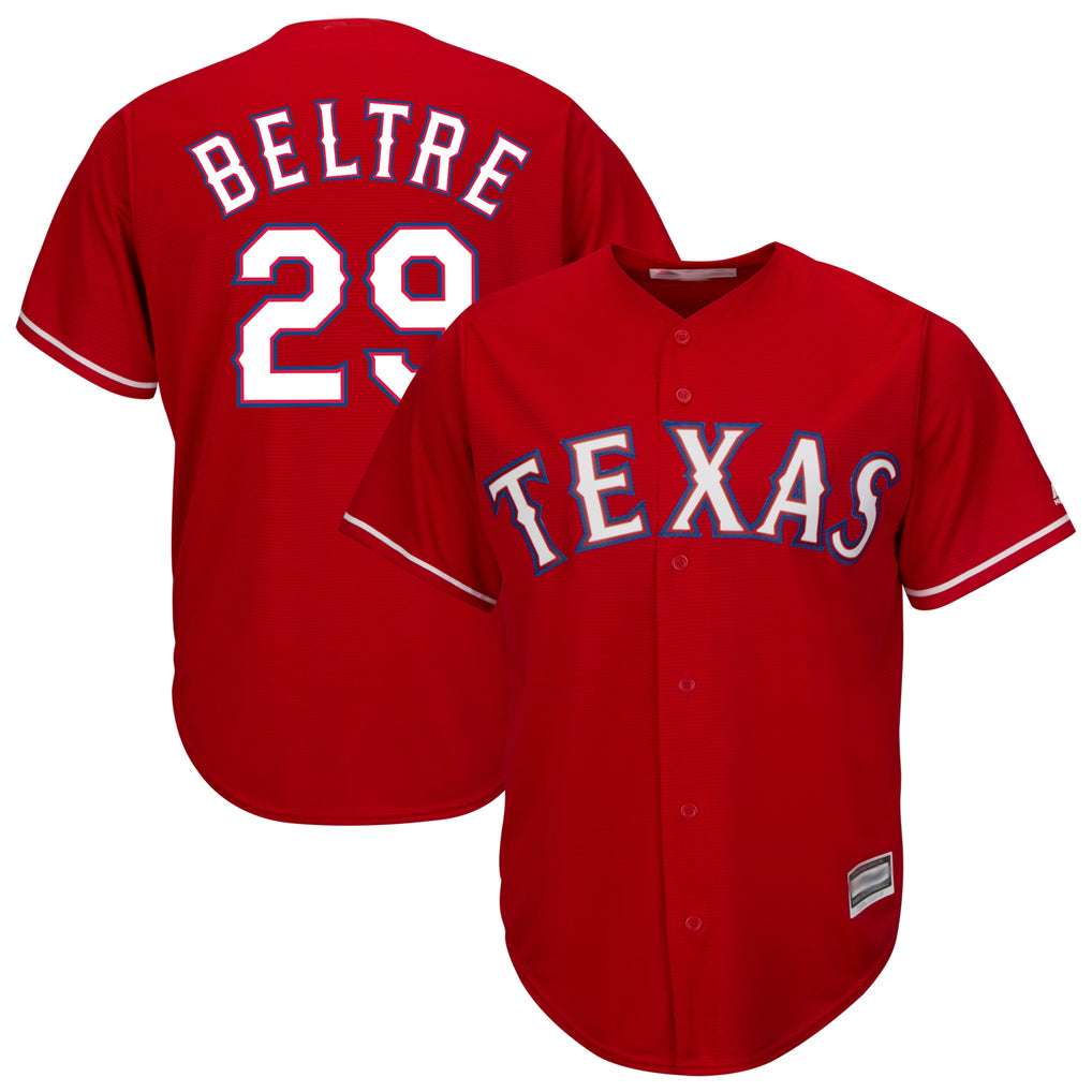 Vanessashop T.Rangers #29 Adrian Beltre Player Red Majestic Alternate Cool Stitched Jerseys