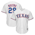 Vanessashop T.Rangers #29 Adrian Beltre Player White Majestic Home Cool Stitched Jerseys