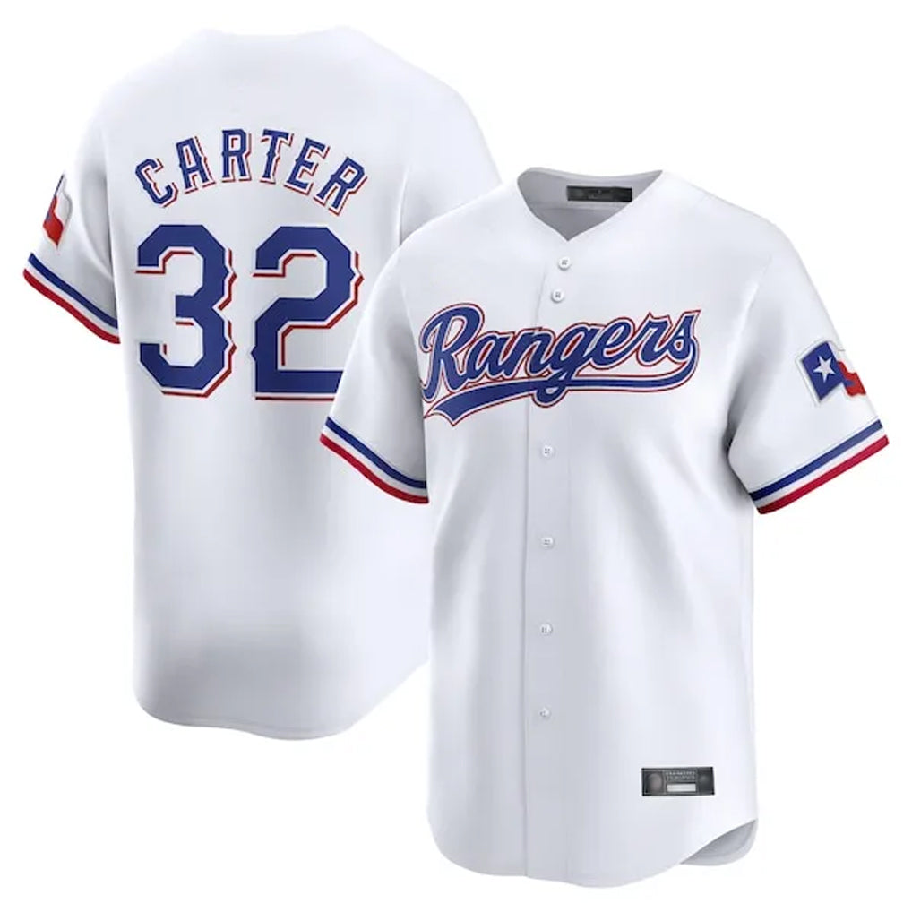Vanessashop T.Rangers #32 Evan Carter Player White Home Limited Stitched Jerseys