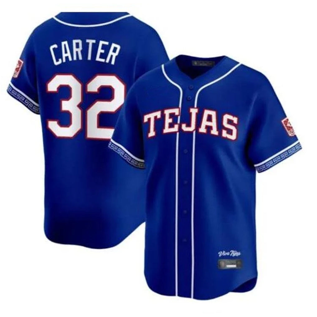 Vanessashop T.Rangers #32 Evan Carter Player Royal 2026 City Connect Premier Stitched Jerseys