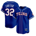 Vanessashop T.Rangers #32 Evan Carter Player Royal 2026 City Connect Premier Stitched Jerseys