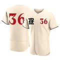 Vanessashop T.Rangers #36 Wyatt Langford Player Cream Limited City Connect Elite Stitched Jerseys