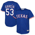 Vanessashop T.Rangers #53 Adolis Garcia Player Royal Home Limited Stitched Jerseys
