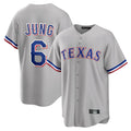Vanessashop  T.Rangers #6 Josh Jung Player Gray Limited Home Stitched Jerseys