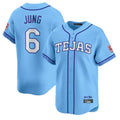Vanessashop  T.Rangers #6 Josh Jung Player Light Blue 2026 City Connect Limited Stitched Jerseys