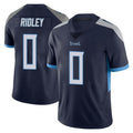 Vanessashop T.Titans #0 Calvin Ridley Player Navy Limited Vapor Untouchable Home Game Stitched Jerseys