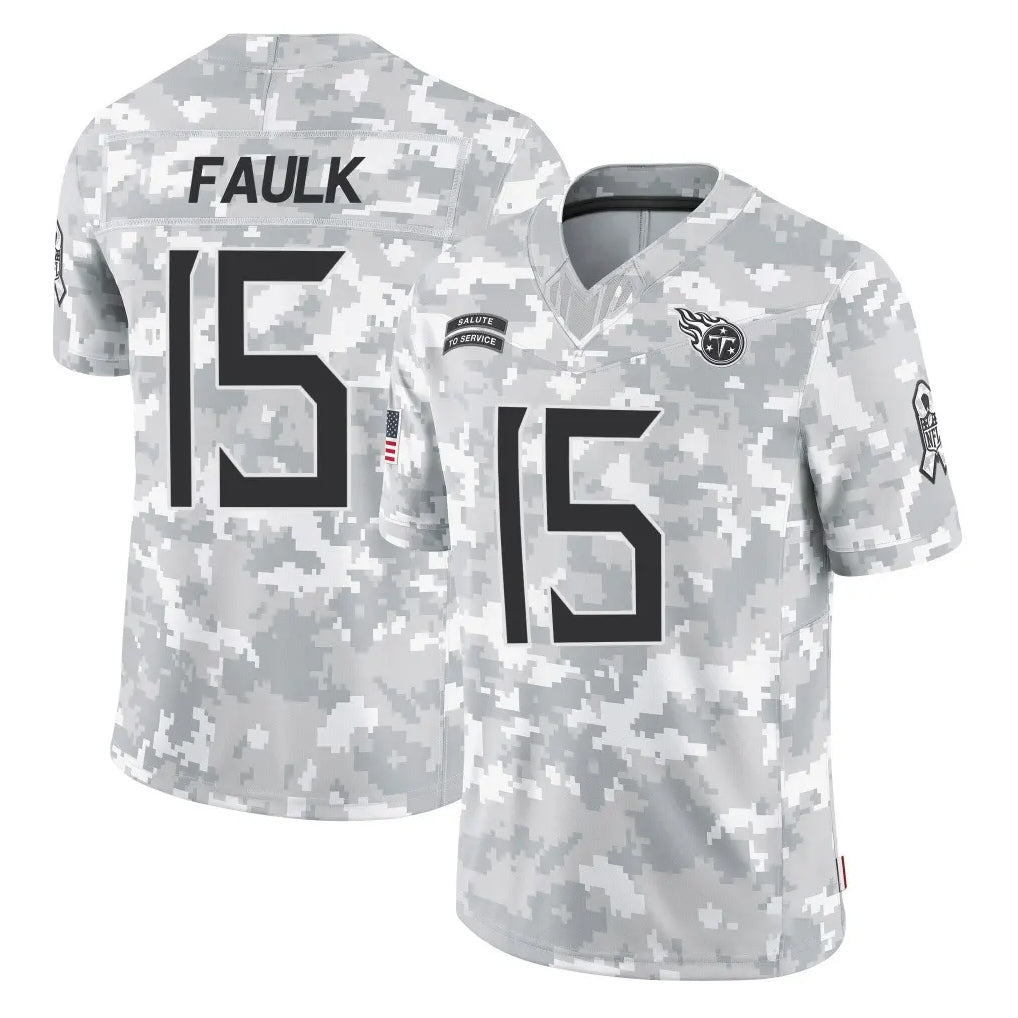 Vanessashop T.Titans #15 Keldric Faulk Player Arctic Camo Limited Salute to Service Home Game Stitched Jerseys