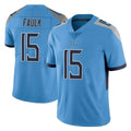 Vanessashop T.Titans #15 Keldric Faulk Player Light Blue Limited Vapor Untouchable Home Game Stitched Jerseys