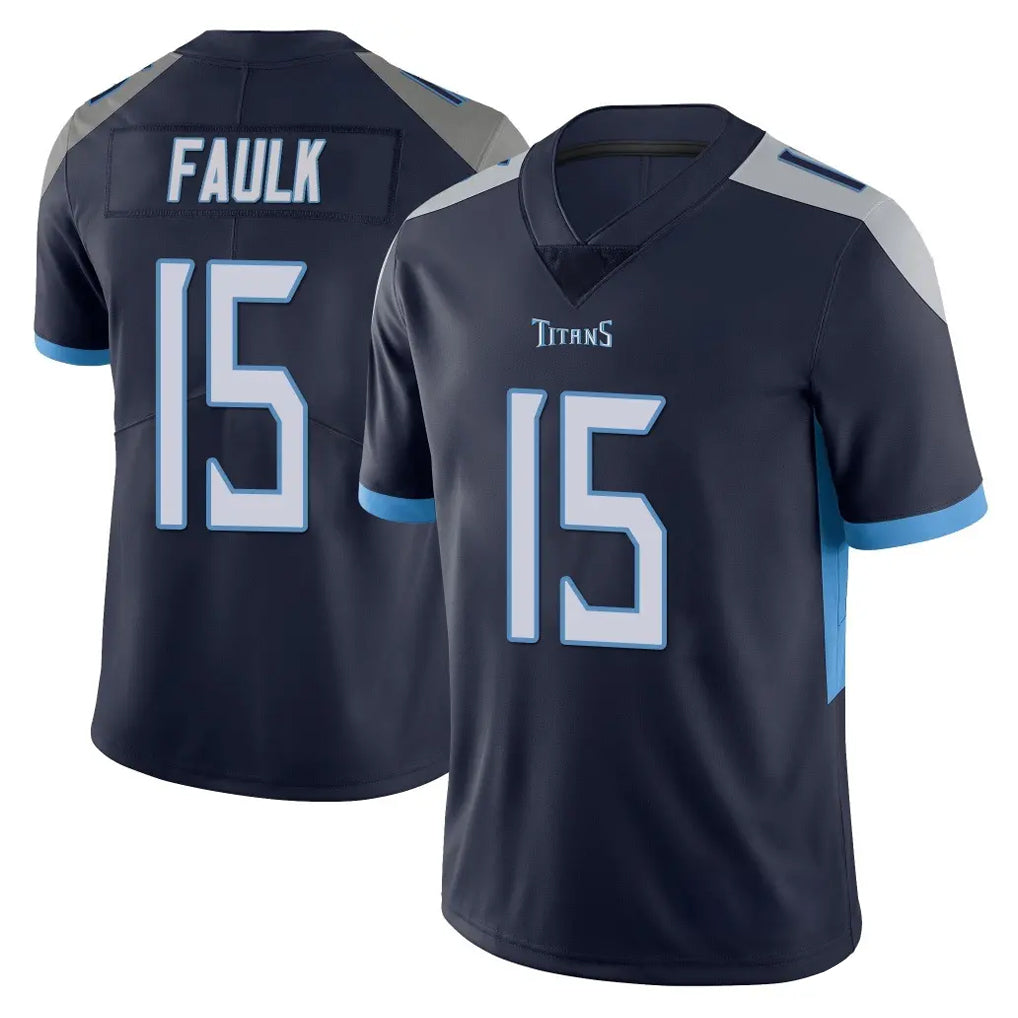 Vanessashop T.Titans #15 Keldric Faulk Player Navy Limited Vapor Untouchable Home Game Stitched Jerseys