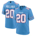 Vanessashop T.Titans #20 Tony Pollard Player Light Blue 2026 Game Home Stitched Jerseys