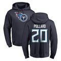 Vanessashop T.Titans #20 Tony Pollard Player Navy Logo Pullover Hoodies Home Game Stitched Jerseys
