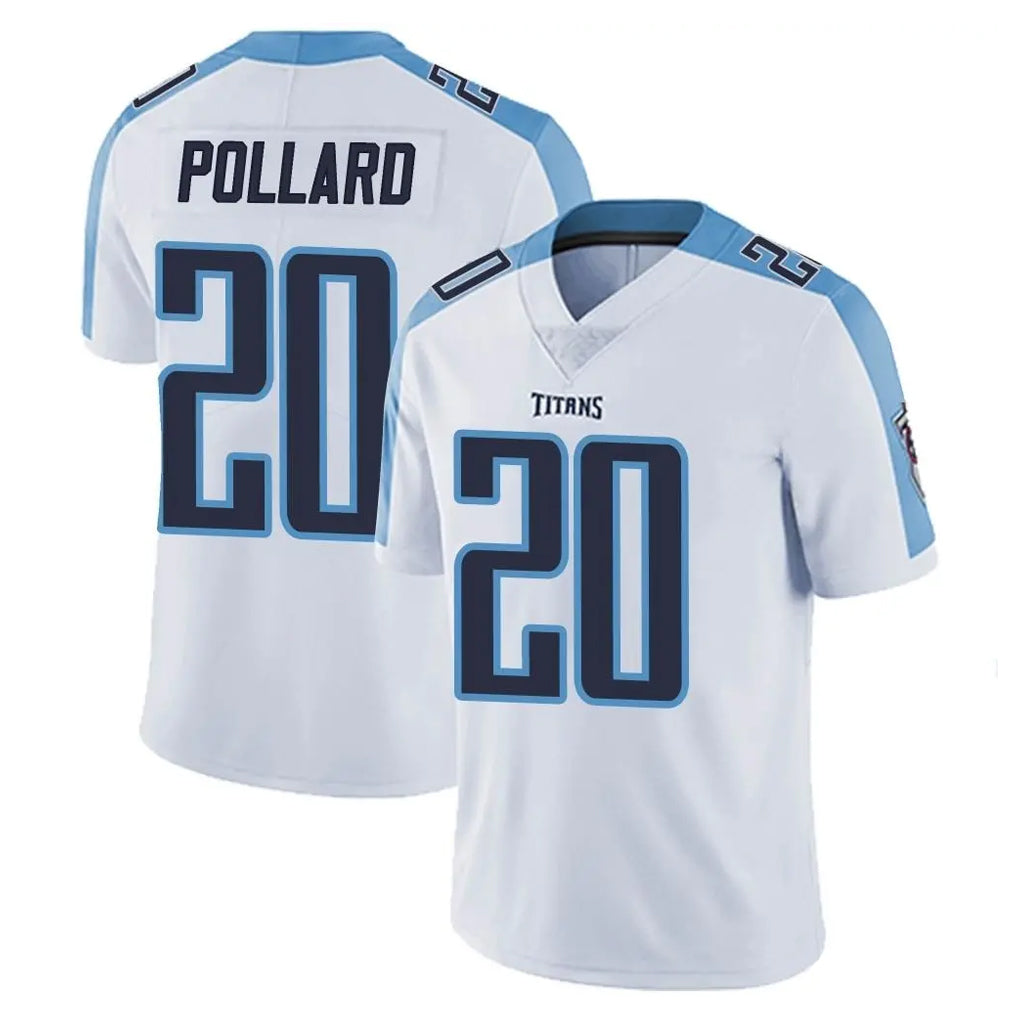 Vanessashop T.Titans #20 Tony Pollard Player White Limited Vapor Untouchable Home Game Stitched Jerseys