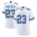 Vanessashop T.Titans #23 Kevin Winston Jr. Player White 2026 Game Home Stitched Jerseys