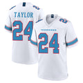 Vanessashop T.Titans #24 Alontae Taylor Player White 2026 Game Home Stitched Jerseys