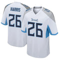 Vanessashop T.Titans #26 Marcus Harris Player White Home Game Stitched Jerseys