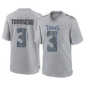 Vanessashop T.Titans #3 Tommy Townsend Player Gray Atmosphere Fashion Home Game Stitched Jerseys