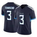 Vanessashop T.Titans #3 Tommy Townsend Player Navy Limited Vapor F.U.S.E. Home Game Stitched Jerseys