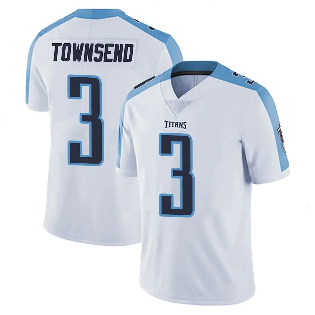 Vanessashop T.Titans #3 Tommy Townsend Player White Limited Vapor Untouchable Home Game Stitched Jerseys