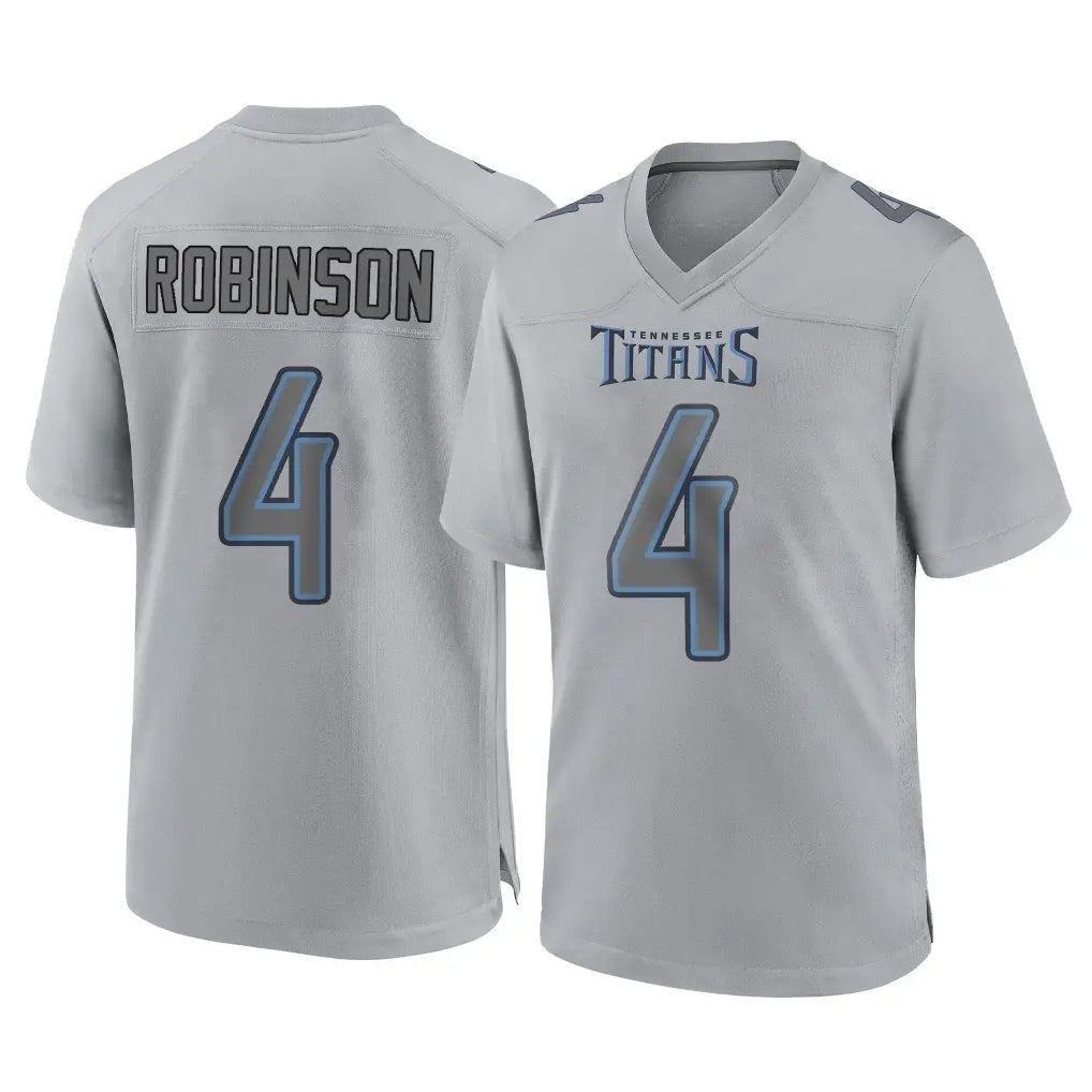 Vanessashop T.Titans #4 Wan'Dale Robinson Player Gray Atmosphere Fashion Home Game Stitched Jerseys