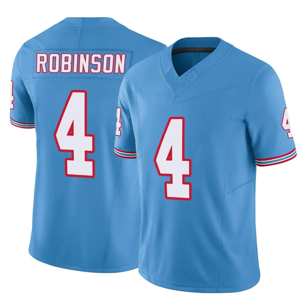 Vanessashop T.Titans #4 Wan'Dale Robinson Player Light Blue Limited Vapor F.U.S.E. Home Game Stitched Jerseys
