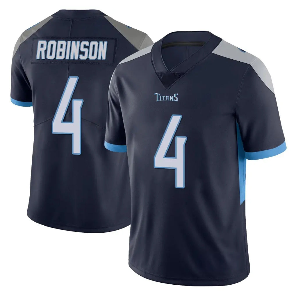 Vanessashop T.Titans #4 Wan'Dale Robinson Player Navy Limited Vapor Untouchable Home Game Stitched Jerseys