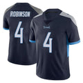 Vanessashop T.Titans #4 Wan'Dale Robinson Player Navy Limited Vapor Untouchable Home Game Stitched Jerseys