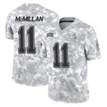 Vanessashop TB.Buccaneers #11 Jalen McMillan Player Arctic Camo Limited Salute To Service Home Game Stitched Jerseys