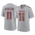 Vanessashop TB.Buccaneers #11 Jalen McMillan Player Gray Atmosphere Fashion Home Game Stitched Jerseys