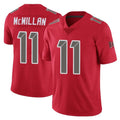 Vanessashop TB.Buccaneers #11 Jalen McMillan Player Red Limited Color Rush Home Game Stitched Jerseys