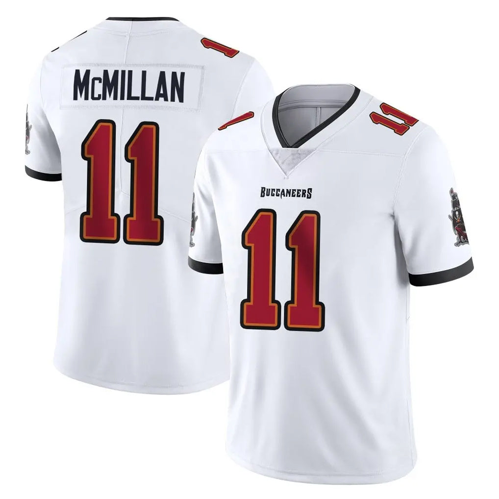 Vanessashop TB.Buccaneers #11 Jalen McMillan Player White Limited Vapor F.U.S.E. Home Game Stitched Jerseys
