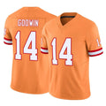 Vanessashop TB.Buccaneers #14 Chris Godwin Jr. Player Orange Limited Vapor F.U.S.E. Home Game Stitched Jerseys