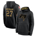 Vanessashop TB.Buccaneers #27 Zyon McCollum Player Black Salute to Service Sideline Performance Pullover Hoodies Home Game Stitched Jerseys